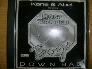 美品 Most Wanted Boys [Down Bad][South] Kane & Abel Snoop Dogg Lil Flip Juvenile lil wayne hot boys big tymers rick ross dj khaled