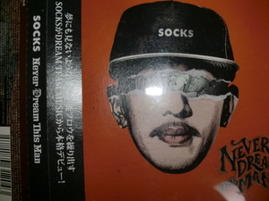 美品 SOCKS [Never Dream This Man][J-HipHop名古屋] DJ RYOW KOHH G.B.L M.O.S.A.D. Yuksta-ill City-Ace AK-69 NATO equal moto nonkey