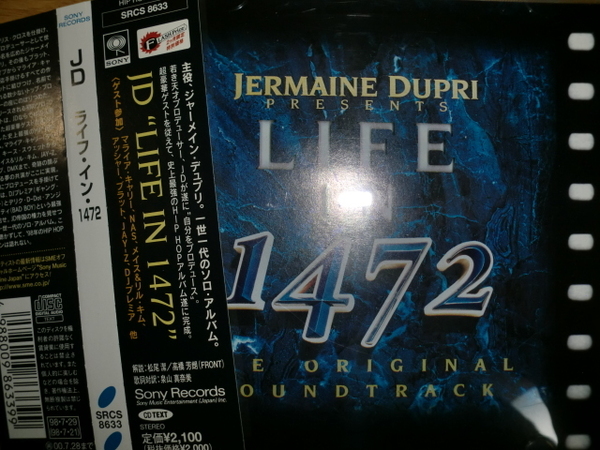 美品日本盤 Jermaine Dupri [Life in 1472][South] Soso Def DJ Premier DJ Quik Keith Sweat Mariah Carey Jay-Z Snoop Dogg Warren G