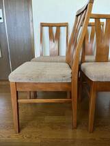 ◆maru i マルニ木工　天然木　椅子　イス　4脚セット_画像5