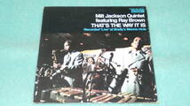 【LP】THAT'S THE WAI IT IS / MILT JACKSON QUINTET　　ザッツ・ザ・ウェイ・イット・イズ / ミルト・ジャクソン五重奏団_画像1