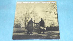 【LP】WHEN FARMER MET GRYCE　　THE ART FARMER QUINTET　Featuring GIGI GRYCE　　ホエン・ファーマー・メット・グライス