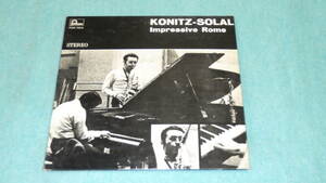 【LP】KONITZ - SOLAL / IMPRESSIVE ROME　　ローマの印象 / コニッツ，ソラール四重奏団