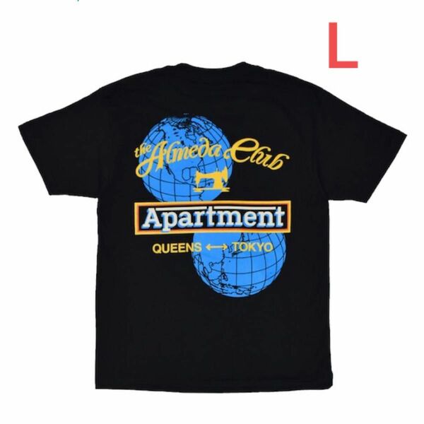 The Almeda Club × The Apartment Hemisphere T-Shirt Black L