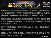 【シリコンホース】ストレート ショート 同径 内径35Φ 長さ76mm 青色 ロゴマーク無し 耐熱 シリコンチューブ 接続 汎用品_画像4