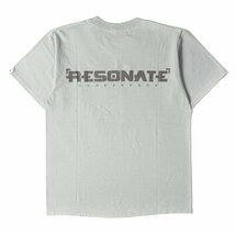 RESONATE GOODENOUGH リゾネイト グッドイナフ Tシャツ サイズ:M 00s リフレクターロゴ クルーネック Tシャツ anvilボディ / USA製 グレー_画像2