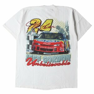 90s - 00s ヴィンテージ古着 Tシャツ サイズ:L 90s NASCAR Jeff Gordon レーシング Tシャツ 90年代 COMPETITORS VIEW 企業ロゴ ホワイト