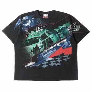 90s - 00s ヴィンテージ古着 00s NASCAR Bobby Labonte レーシング Tシャツ 00年代 CHASE AUTHENTICS チェイス 企業ロゴ ブラック XL