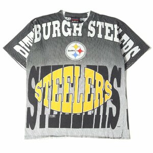 90s Pittsburgh Steelers Tシャツ 90年代 ピッツバーグ・スティーラーズ NFL アメフト ホワイト L 90s - 00s ヴィンテージ 古着