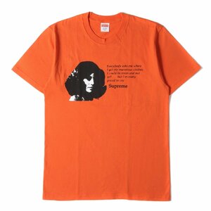 Supreme シュプリーム Tシャツ サイズ:M レディ グラフィック クルーネック 半袖 Tシャツ Mean Tee 17SS オレンジ トップス カットソー