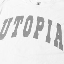 新品 Etavirp. エタヴァープ Tシャツ サイズ:M UTOPIA ロゴ クルーネック 半袖 Tシャツ Utopia Tee ホワイト 白 トップス カットソー_画像4