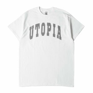新品 Etavirp. エタヴァープ Tシャツ サイズ:M UTOPIA ロゴ クルーネック 半袖 Tシャツ Utopia Tee ホワイト 白 トップス カットソー