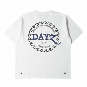 M&M エムアンドエム 22AW DAYZ ポップアップイベント チップアンドソー ヘビーウェイト Tシャツ TIPPED SAW SS TEE ホワイト L コラボ