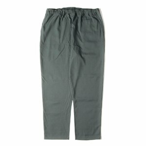 Lafayette LFYT ラファイエット 22SS ワイド テーパード イージー パンツ WRINKLE RESISTANT TWILL CHEF PANTS グリーン シェフパンツ XXL