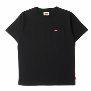 美品 TMT ティーエムティー Tシャツ サイズ:L Healthkn プレーン ポケット クルーネック 半袖 Tシャツ S/SL POCKET TEE 21SS ブラック 黒