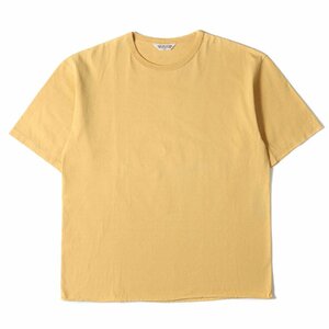 美品 COOTIE クーティー Tシャツ サイズ:L ウォッシュ加工 オーバーサイズ 半袖 ヘビーTシャツPlain Crewneck S/S Tee 19SS トップス