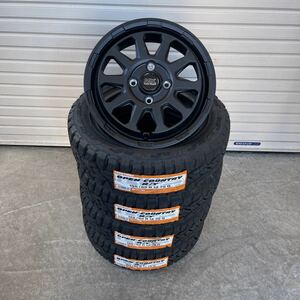 マッドクロスレンジャー新品TOYOオープンカントリーRT 155/65R14 エブリィアクティハイゼット　リフトアップ　軽トラ 軽バン ブラック◆