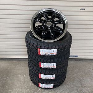 ララパームカップ2 ◆ ナンカンFT-9ゴツゴツ アゲ系 15インチ 4H100 165/60R15 軽トラエブリィハスラー　ホワイトレター　ピアノブラック