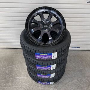 マッドクロスグレイス◆ 新品スタッドレス　グッドイヤー アイスナビ8 【165/65R15 81Q】 冬タイヤ ダイハツ　タフト　ブラッククリア