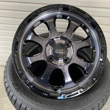 マッドクロスグレイス◆ 新品スタッドレス　グッドイヤー アイスナビ8 【165/65R15 81Q】 冬タイヤ ダイハツ　タフト　ブラッククリア_画像3