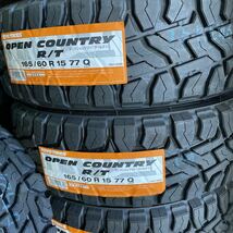 トーヨータイヤ オープンカントリーR/T 165/60R15 77Q 15インチ TOYO OPENCOUNTRY RT 4本セット ダイハツ　ハスラー_画像3