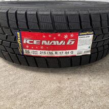 新品スタッドレス　グッドイヤー アイスナビ6 215/55R17 94Q 1本のみ GOOD YEAR ICE NAVI6 エスティマクラウンオデッセイ_画像1