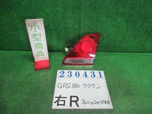 クラウン DBA-GRS180 右フィニッシャーパネル アスリートプレミアム50TH 202 ブラック イチコ 30-310 23431