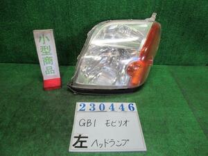 モビリオ LA-GB1 左 ヘッド ランプ ライト ASSY W B505M アクアブリーズオパールメタリック コイト 100-22433 23446