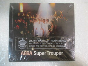 ⇔ 134　CD 24 BIT DIGITALLY　ABBA Super Trouper REMASTERED アバ・ゴールド スーパー・トゥルーパー リマスター 未使用・未開封品