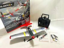 ★即飛行 Volantex EACHINE P-51D P51 マスタング 4CH ジャイロ 100g以下 RCラジコン電動ミニ飛行機 OpenTX対応 20分飛行初心者入門機400mm_画像8