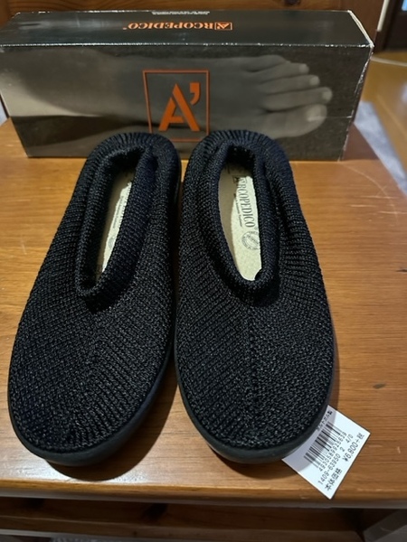 A'RCOPEDICO 24.0 アルコペディコ 37 ウォーキングシューズ 靴 クラシックライン 黒 ステップス 軽量シューズ 送料無料 新品未使用品