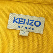 即決★KENZO HOMME ケンゾーオム★半袖シャツ M 2 マリーゴールド タグ付き未使用 美品★メンズ ライカ・日本製☆_画像5