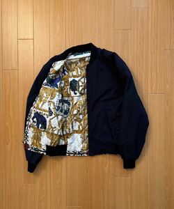 HERMES VINTAGE 1990s bomber jacket エルメス　ヴィンテージ　ボンバージャケット　MA-1 リバーシブル　90年代　Special 