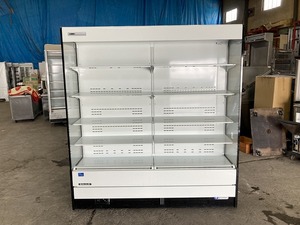 N-067　2021年製 フクシマ 冷蔵多段オープンショーケース 三相200V MEU-63KTA5L 幅1755×奥行600×高さ1900mm 業務用 厨房機器