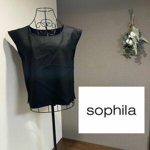【新品・タグ付き】sophila ソフィラ トップス フレンチスリーブ