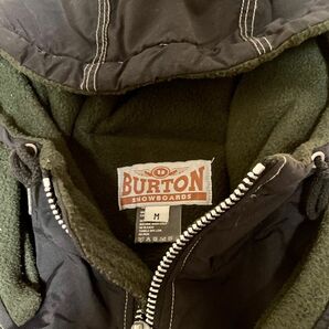 BURTON ポーラーテック フード付き フリースプルオーバー　ビンテージ