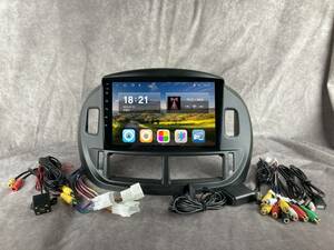 9インチ 30系 エスティマ 専用 パネル iPhone CarPlay アンドロイド ナビ ディスプレイオーディオ 画質 新品 バックカメラ付 2G/32G