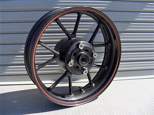 ◎トライアンフ ストリートツイン 純正 リアホイール（ダークグレイ系 17×4.25 リア ホイール TRIUMPH Street Twin Wheel