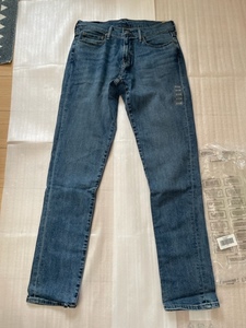 Abercrombie&Fitch アバクロンビー&フィッチ　RUSTIN ATHLETIC SKINNY W31 L34 ブルー　スリム スキニー デニムパンツ 新品未使用　