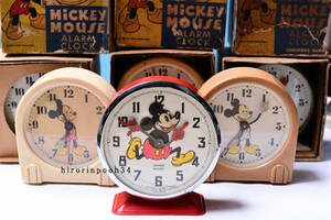  Vintage 64' ценный пирог I Mickey Mouse колеблющийся глаз ... часы Disney BAYARDbai ярд 