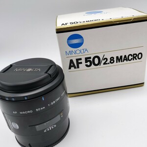 Minolta AF 50/2.8 macro マクロレンズ ミノルタ　オールドレンズ