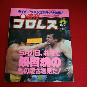 d-519※5　週刊プロレス　No.615　5月21日、札幌で鎖国魂のもの凄さを見た！　ライガーメキシコを行く大特集！　平成6年6月7日発行