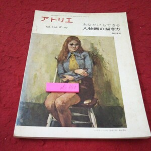 d-350 アトリエ あなたにもできる 人物画の描き方 準備 意義 プロポーション 群像 色刷図版 など アトリエ出版社 昭和42年発行※5