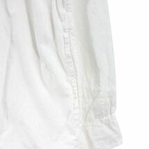 ARMEN アーメン UTILITY REGULAR COLLAR LONG SHIRT ユーティリティレギュラーカラーロングシャツ 3 ホワイト_画像4