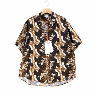 ENCOMING インカミング 21SS MID C HALF SLEEVE SHIRTS 半袖 レーヨン シャツ M ブラウン