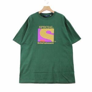 SPECIAL GUEST スペシャルゲスト 22SS Special Entertainment Tee Tシャツ 3L グリーン