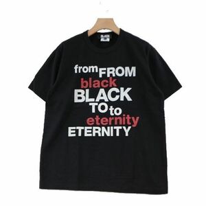 BLACK COMME des GARCONS ブラック コムデギャルソン Tシャツ XL ブラック