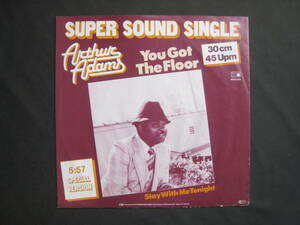 [即決][12インチ][ドイツ盤]■Arthur Adams - You Got The Floor / Stay With Me Tonight■アーサー・アダムス■Crusaders■[Germany 12]