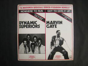 [即決][レア][12インチ][フランス盤]■Marvin Gaye Got To Give It Up■Live At The London Palladium■Dynamic Superiors Nowhere To Run