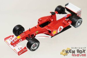 S=1/43 FERRARI F2002 フェラーリレーシングカー (BRIDGESTONE/Shell) (#1) 箱無 ジャンク品扱い 現状渡し